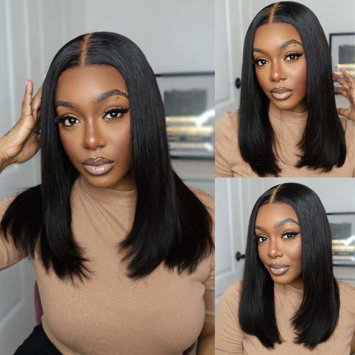 5x5  Straight Glueless Human Hair